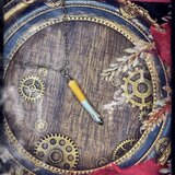 吸い殻のペンダント（金古美）の画像