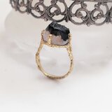 K18　美味しそうなジュエリー　結晶オニキスのモンターニャ