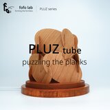 PLUZ｜組み木の灯り×金魚 テーブルランプ／知育／インテリア／送料無料／名入れ無料／ギフトラッピング無料の画像