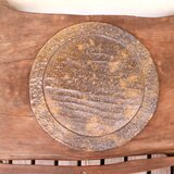 備前焼 皿(約26cm)　sr4-082の画像