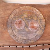備前焼 皿(約26cm)　sr4-085の画像