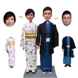 オーダーメイド 似顔絵 フィギュア カップル 両親|写真 から フィギュア|自分の人形を作る|名入れギフト 結婚祝い-のコピー？の画像