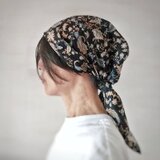 ヘッドスカーフ　ベイズリー　送料無料の画像