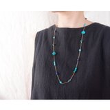 K14gf × Blue／2way Necklace グラスコード ネックレス兼用（眼鏡ホルダー）の画像