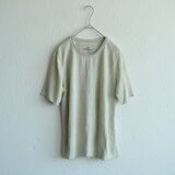 【new】リネンキュプラ　半袖プルオーバー（ホワイトペッパー）｜レディースLサイズの画像