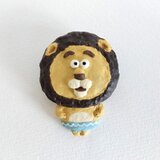 ブローチ　ライオンの画像