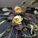 インテリアｽﾜｯｸﾞカナリヤ色の蕾ばらたちＩ31の画像