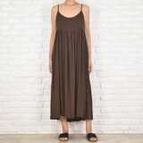 リゾートにも街にも似合う、深みのある大人ブラウン！アイランドキャミソールワンピース