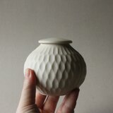 ウロコしのぎ　蓋モノ　クリームホワイト　M 2