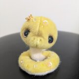 ぬいぐるみ☆ベビさん☆巳☆crown☆イエロー