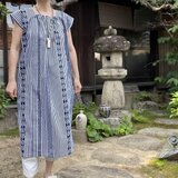 【着物リメイク】浴衣地のワンピース/綿