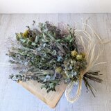 summer　グリーンスワッグ（紫陽花を添えて）