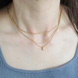 ＼からみにくい・お肌に優しい／ ドロップ3連レイヤード チョーカーネックレス