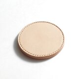 ７mmのヌメ革のレザーコースター