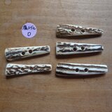鹿角トグル釦5個セットD