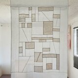 大きめタペストリーリネン　白　生なり《受注制作》　