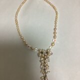 パールとクリスタルのネックレス