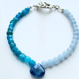 Kyanite Apatite＊Angeliteハーフブレス