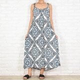 大人の夏に♪さらりと涼感！ペイズリー柄キャミソールワンピース