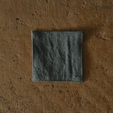 【在庫限り】リネンコースター（中厚地）　カーキ　8.3×8.3cm
