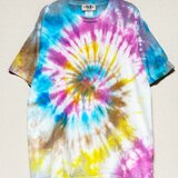 タイダイ Tシャツ Lサイズ カラフル スパイラル Hippies Dye HD24-60