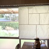 風と光をまとう 白リネン（90×90㎝）