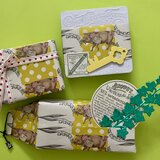 大きめラッピングペーパー 　ぶたとすずらん　8枚Set