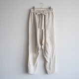 きるもの｜もんぺパンツ｜リネン ベージュ［unisex freesize］