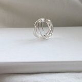 silver925 diagonal  5連　イヤーカフ
