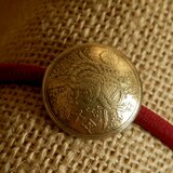 ＃H20 Old Japan Coin Hair Elastic