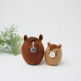 【受注製作】 2026年干支(午) まゆ馬親子単品ページ　羊毛フェルト