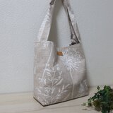 イギリスコットン花柄Ｂショルダートートバック