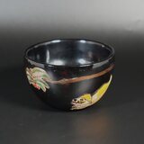 Makie Bowl　おちゃわん「雪中双狗」