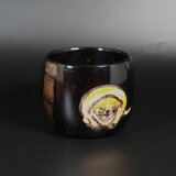 Makie Bowl　おちゃわん「竹林伏狗」