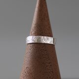 Leaf vein OPEN RING (free size) / SV925