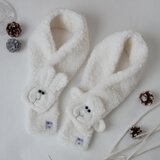 ベビー・キッズ小物　もこもこシープマフラー