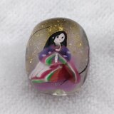 とんぼ玉　紫の上（イメージ）