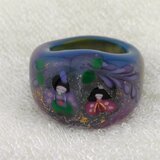 ガラスの指輪　お雛様