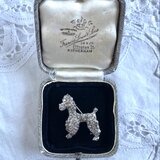 マーカサイト　プードルブローチ