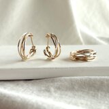 【期間限定】【秋の福袋No.1】diagonal20ピアス　Classyリング　14kgf silver925