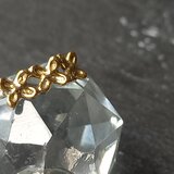 Utoka  ☆  silver  x  brass  金木犀  リング