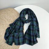 春 夏 秋  綿 チェックストール 母の日ギフト 敬老の日