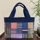 No. 399  浜松綿紬のトートバッグ