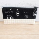 ご飯美味しいにゃんこたちのペンケース・メガネケース