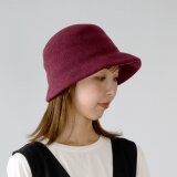Berta2 ベルタ ウールクロッシェ YOKOI BERET ダークワイン [YO-BR024-DW]