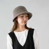 Berta2 ベルタ ウールクロッシェ YOKOI BERET モカ [YO-BR024-MO]