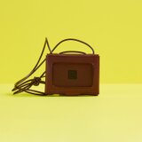IDカードケース 〈ホック式〉 （チョコ）【R-011-MBL】
