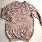 丸ヨークチュニック　ピンク