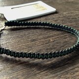 *Always* マクラメ編みのストラップ(グリーン&ブラウンMIX）