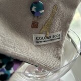 リバティくるみボタン飾りのハンドタオルのコピー